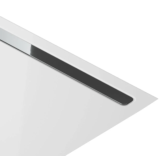 Kal Nexsys 4132 Design Cover 800mm Polished Steel 687771230986 Bathroomsuites