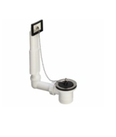 Waste and overflow comb. 1 1/2 x 114,5 Plastic / white 100834/ 7462.71