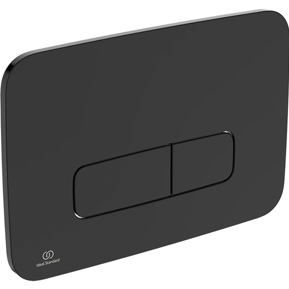 Ideal Standard - Black Oleas M3 mechanical dual flushplate, Ideal Standard R0123A6