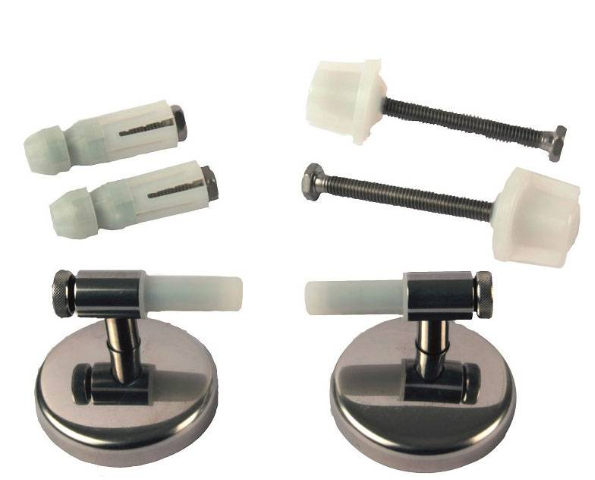 AXA ONE / GSI TRACCIA / Hidra Dial Standard close Toilet Seat Hinges Inox 18/10