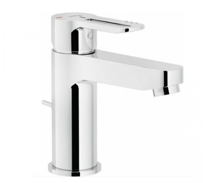 Nobili RDH0118/1 CR New Road Single-lever basin mixer in chromed brass