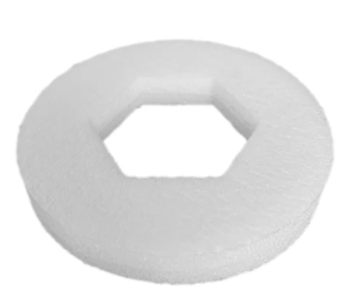 Macdee 50120616 flat foam close-coupling doughnut washer
