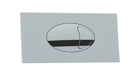 Flode Porto Dual-Flush Rectangular Plate Chrome PDT-000828