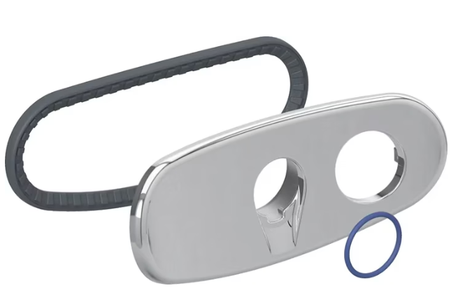 Geberit 250.095.21.1 Cover with set of seals, for Geberit AquaClean 8000: chrome / glossy