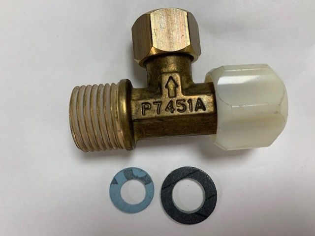 siamp 81808 Isolation valve for concealed Cisterns / 62186 ESIAMP01 3/8