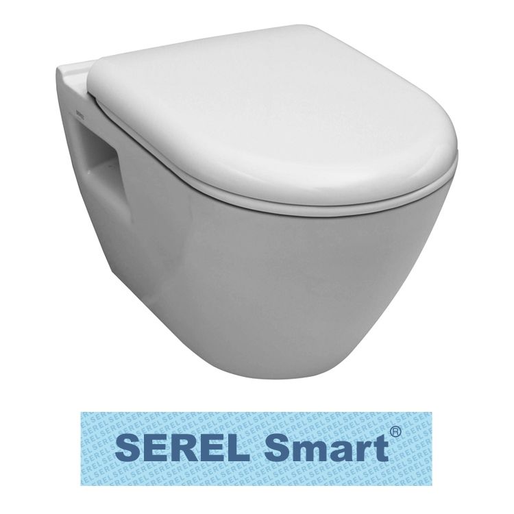 SM10 SEREL Smart 2006001002 Spil Standard Close Seat and Cover 2076001002 Adjustable Hinge / PMI6042 / DISA0074