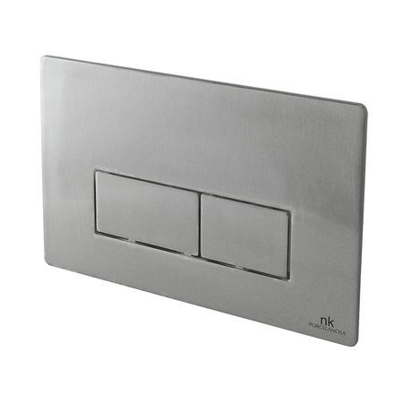 Shutter button double anti-vandal Retto polished steel Noken Smart Line N399999737-100189502