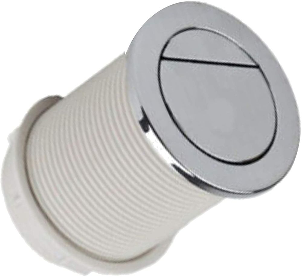 Tavistock 75mm Kara Vortex Pneumatic Dual Flush Push Button Chrome  SP12169