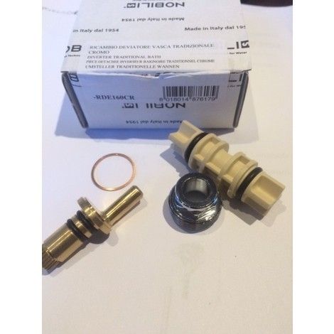 Nobili Spare Diverter tub for Traditional Bath Mixers and for noble external bathtub mixers, is is compatible with the RITZ Nobili Series.