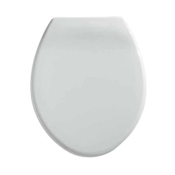 Twyford Option Bravo Standard Close Plastic Hinge Toilet Seat & Cover White ST2810WH