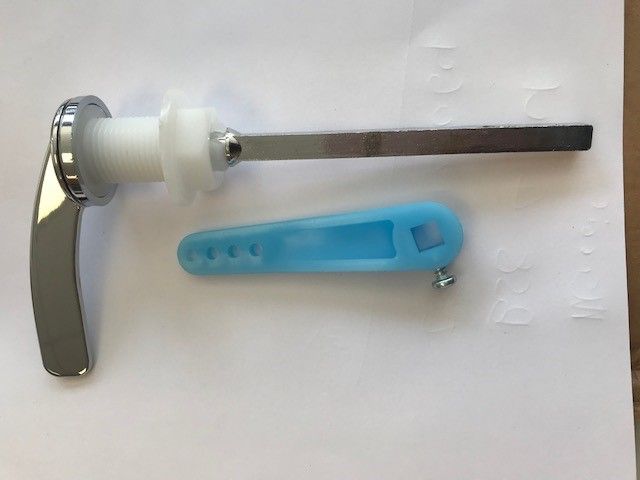 Standard CHROME Lever with Wedges
