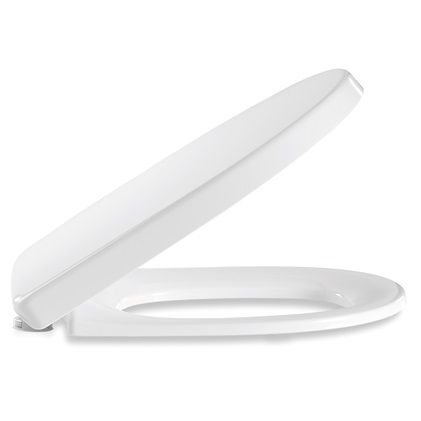Standard toilet seat incl. hinge in stainless steel