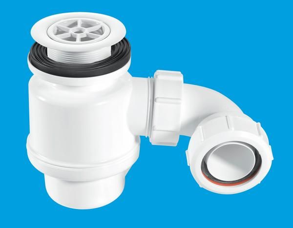 McAlpine STW2-R Shower Trap is a 50mm water seal resealing shower trap