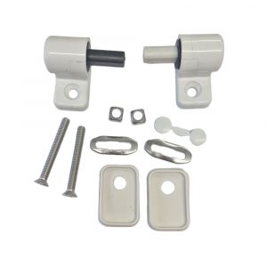Ideal Standard Tempo Short Projection Soft Close Toilet Seat Hinge Set White T2591BJ