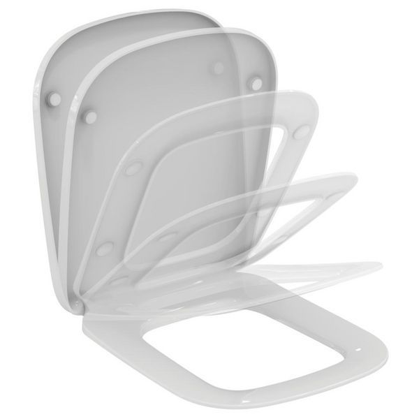 Ideal Standard  Studio Echo Esedra Seat and Cover Soft Close with Fittings T318101 / 80141470447016