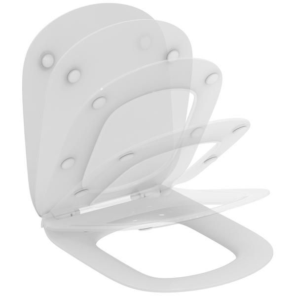 Ideal Standard Tesi New Thin Toilet Seat & Cover Soft-Close T352701 / 8014140430315