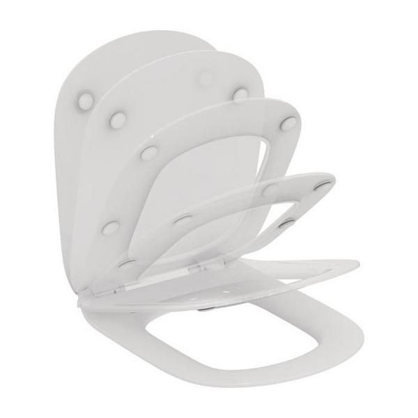 Ideal Standard  Tesi Thin Seat and Cover  Soft Closing and  Wrapover Style  T352901