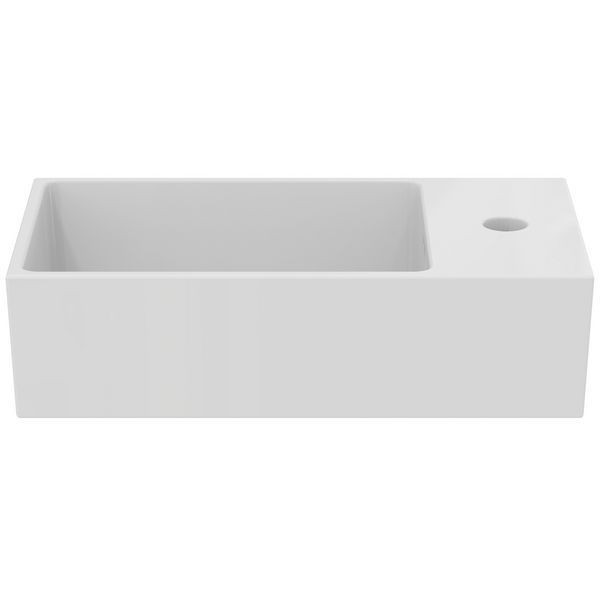 Ideal Standard Atelier Extra Right Hand Basin with Faucet Hole  Glossy White  45 cm T373401