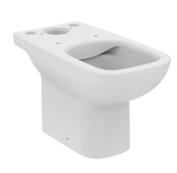 Ideal Standard  Ideal Standard i.life A close coupled wc bowl with horizontal outlet and rimls+ technology  T472101