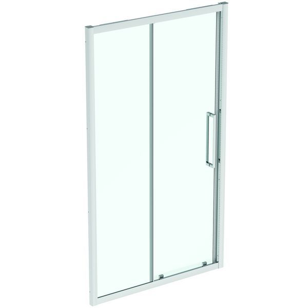 Ideal Standard  IS i.life 1200 Slider Door with Idealclean clear glass - bright silver finish  T4971EO