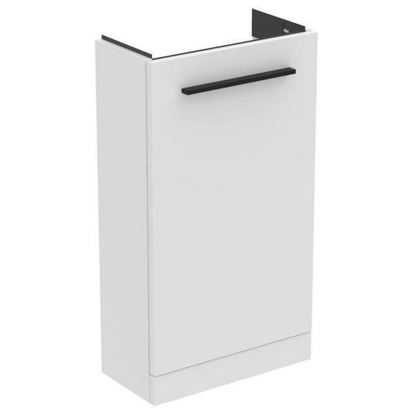 Ideal Standard Ideal Standard i.life S 41cm floor standing guest washbasin unit with 1 door (separate handle required), matt white T5005DU
