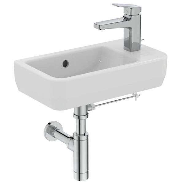 Ideal Standard Ideal Standard i.life S 45cm guest washbasin, 1 taphole, right hand T518601