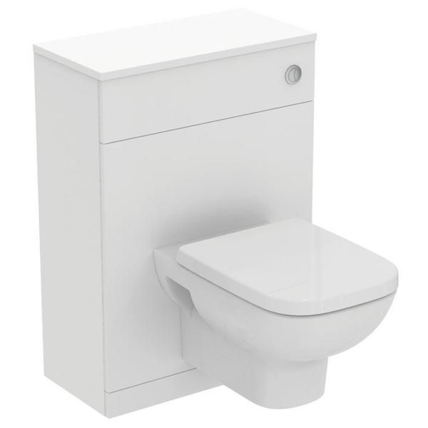 Ideal Standard  Ideal Standard i.life S 60cm compact toilet unit with adjustable cistern for 6/4 or 4/2.6 litre flush , matt white  T5216DU