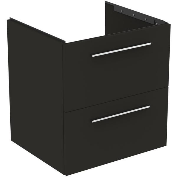 Ideal Standard Ideal Standard i.life B 60cm vanity unit, 2 drawers, carbon grey matt T5270NV
