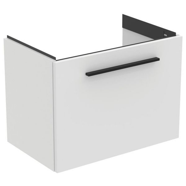 Ideal Standard  Ideal Standard i.life S 60cm compact wall hung vanity unit with 1 drawer (separate handle required), matt white  T5292DU
