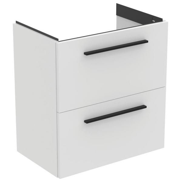 Ideal Standard  Ideal Standard i.life S 60cm compact wall hung vanity unit with 2 drawers (separate handles required), sand beige matt  T5293NF