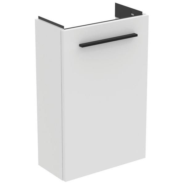 Ideal Standard  Ideal Standard i.life S 41cm guest washbasin unit with 1 door (separate handle required), matt white  T5296DU