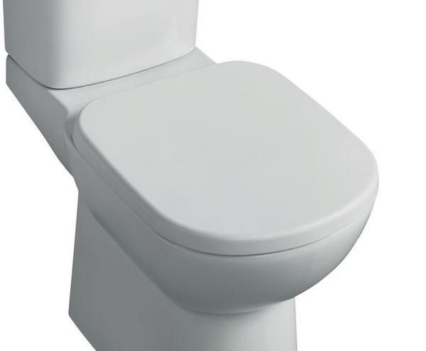 Ideal Standard Spares TEMPO/KHEOPS SEAT & CVR WHITE STANDARD CLOSE T679201 LONG PROJECTION