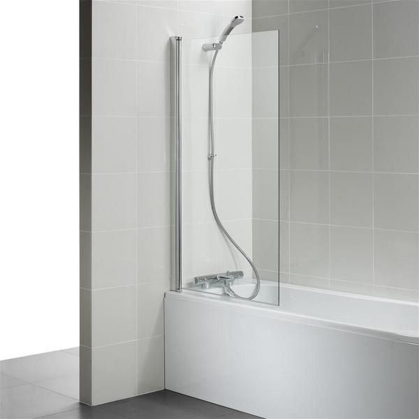 Ideal Standard Connect 2 Angle Bath screen - clear glass T9923EO