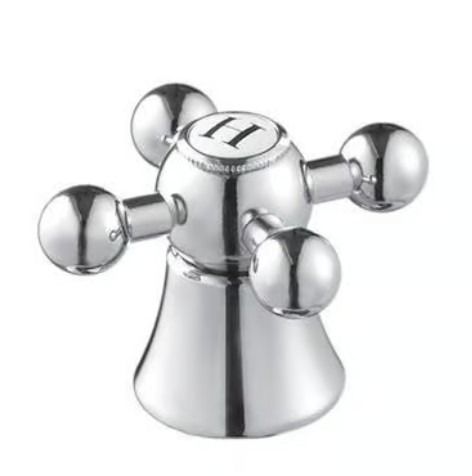 Bristan R 3/4 TC Bath Tap Reviver With Traditional Handles Chrome Taps 5014868691183