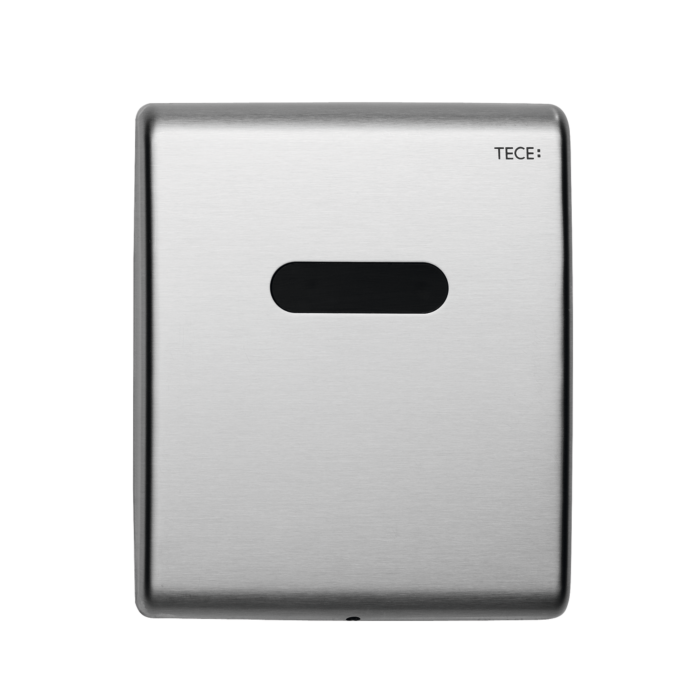 TECEplanus urinal flush plate 9242350 brushed stainless steel electronic 6V battery