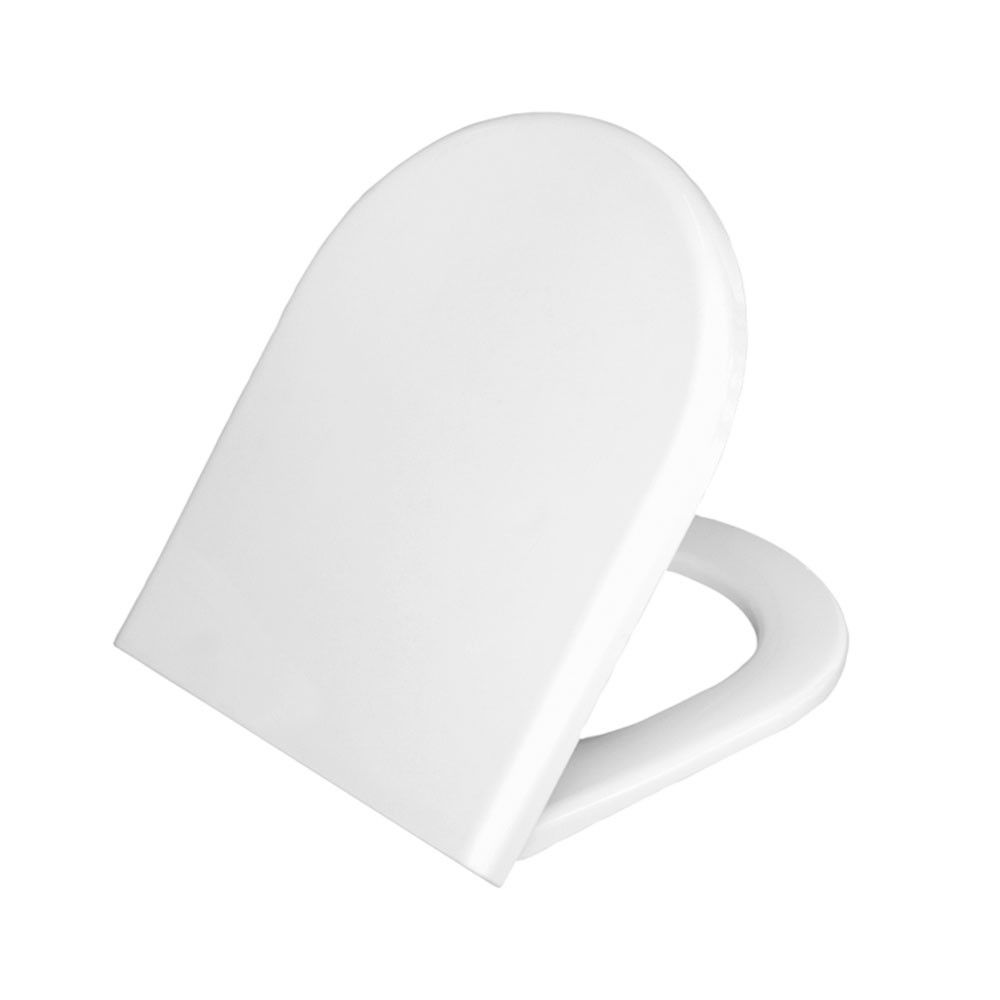 Toilet seat with hinge in stainless steel, soft close and lift-off, Seat selection by measurement, OR  Find the right toilet seat using measurements