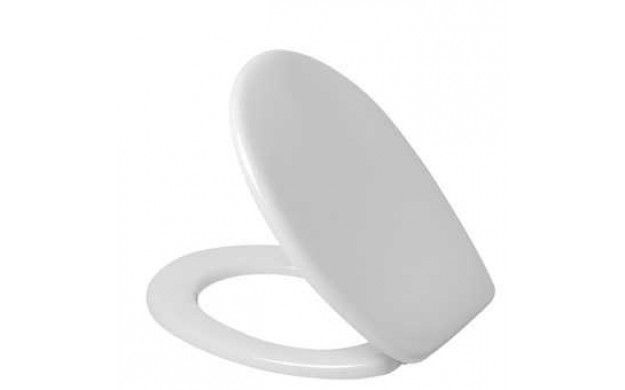 Toilet seat with soft close and lift-off incl. hinge in stainless steel