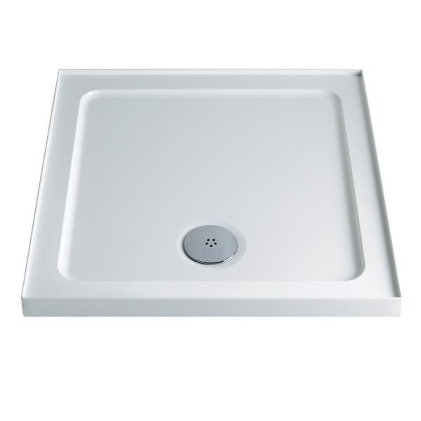Twyford.760mm.x.760mm.4.upstand.tray.TR6211WH...
