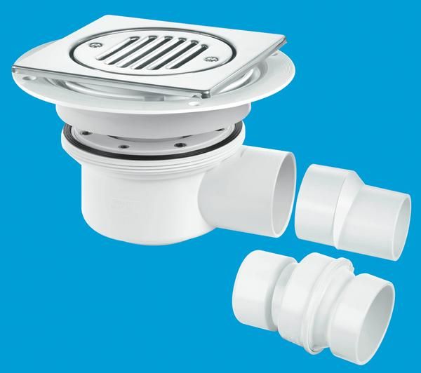 McAlpine TSG52-T6SS 50mm Trapped Shower Gully(10bx TSG52T6SS Bathroomsuites