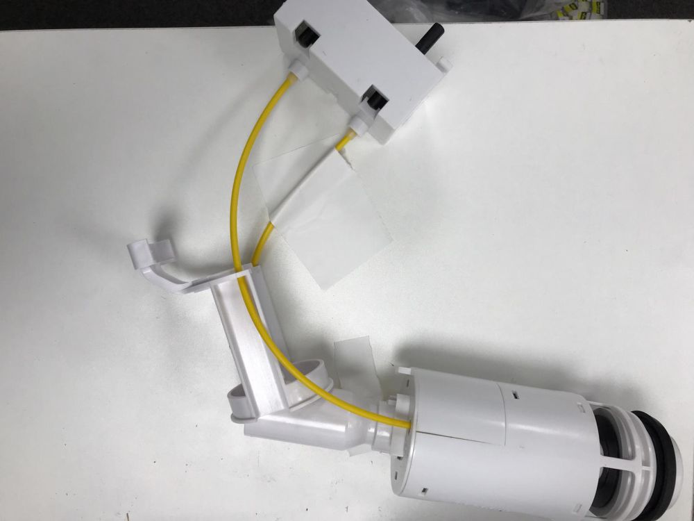 Twin Yellow Cable Toilet Flush Valve Valve