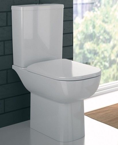 Twyford Toilet Seat and cover with soft closing Hinges E57951WH