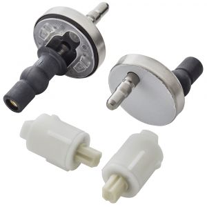DELLA UV08667  New Della / Exacto Seat and Cover Dampers and Hinge Pillar Kit  Soft Close 