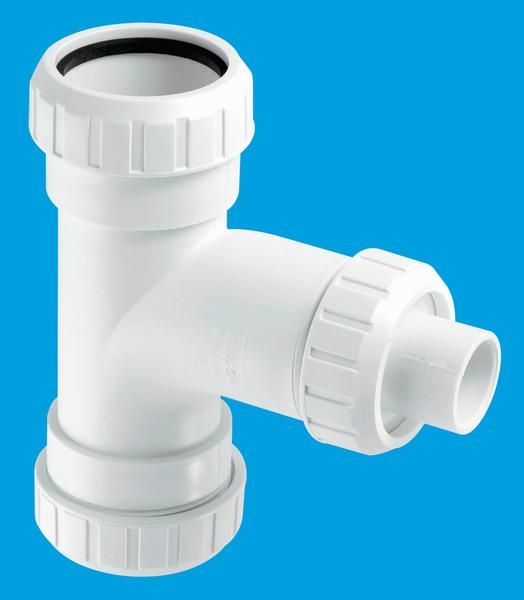 McAlpine V23L 1.1/2in SWEPT TEE (150bx)