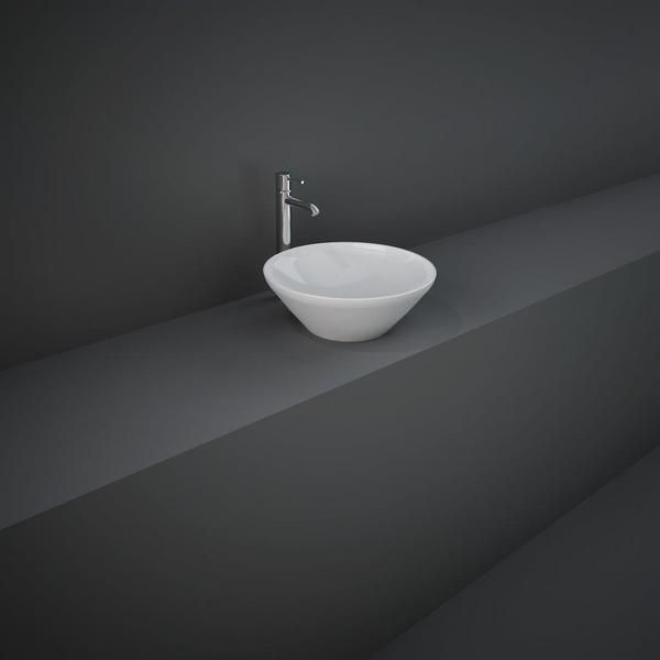 RAK Variant Round Counter Top Wash Bsn 36Cm VARCT13600AWHA Bathroomsuites