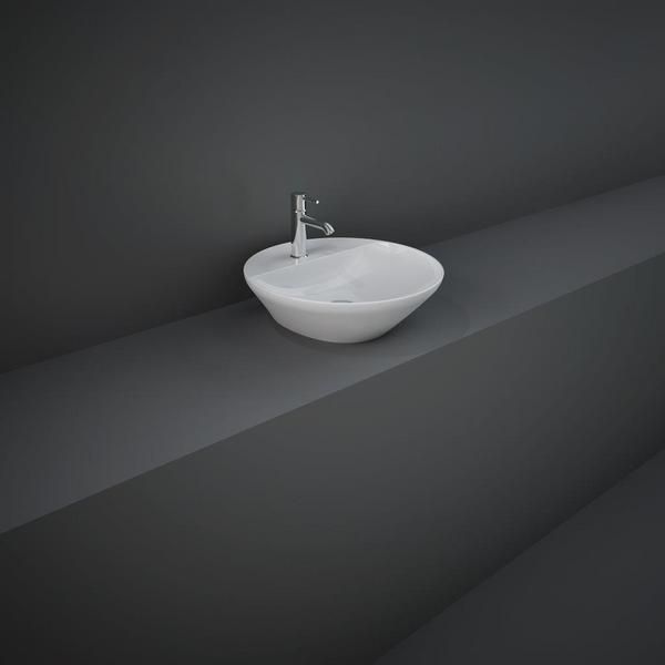 RAK Variant Round Counter Top Wash Bsn 42Cm 1Th VARCT14201AWHA Bathroomsuites
