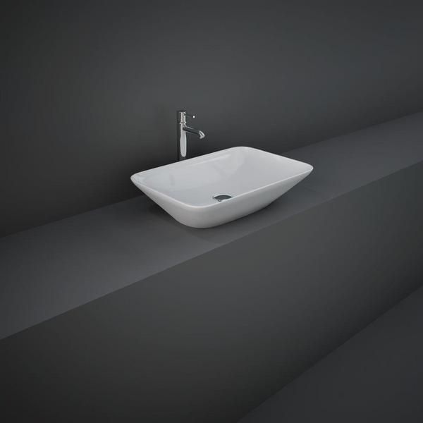 RAK Variant Rectangular Counter Top Wash Bsn 55Cm VARCT55500AWHA Bathroomsuites