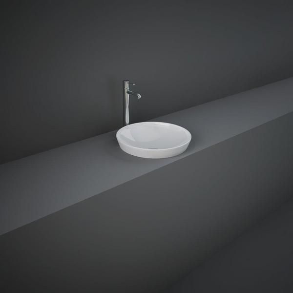 RAK Variant Round Drop-In Wash Bsn 36Cm VARDI13600AWHA Bathroomsuites