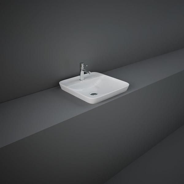 RAK Variant Sq Drop-In Wash Bsn 42Cm 1Th VARDI44201AWHA Bathroomsuites