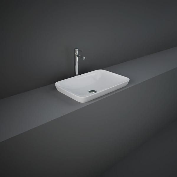 RAK Variant Rectangular Drop-In Wash Bsn 55Cm VARDI55500AWHA Bathroomsuites