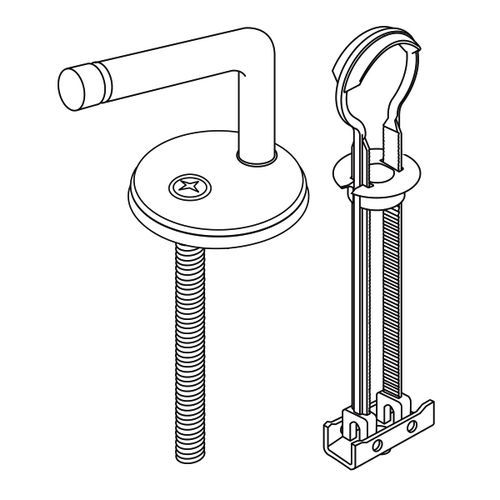Villeroy and Boch Architectura / Omnia Architectura 92223561 set of hard chrome hinges